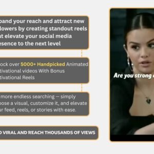4800+ MRR Media Growth Pack, Inspirational Motivational Reels Bundle, PLR, Digital Download MP4, Success Mindset Video Content Resell Rights