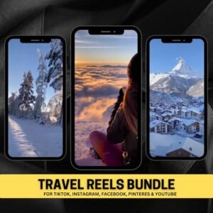 600+ Faceless Travel Reels Bundle | Travel Reels, Instagram Reels, TikTok and Youtube Shorts, Digital Marketing - Master Resell Rights MMR