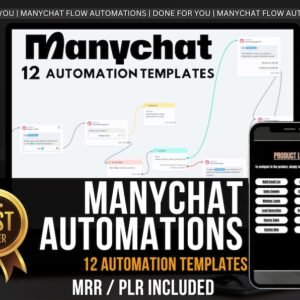 Manychat Automation Flows with Private Label Rights (PLR) and Master Resell Rights (MRR)