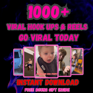 1000+ Viral Hook Videos Bundle, TikTok Reels, Shorts (PLR, MRR) (Digital Download)