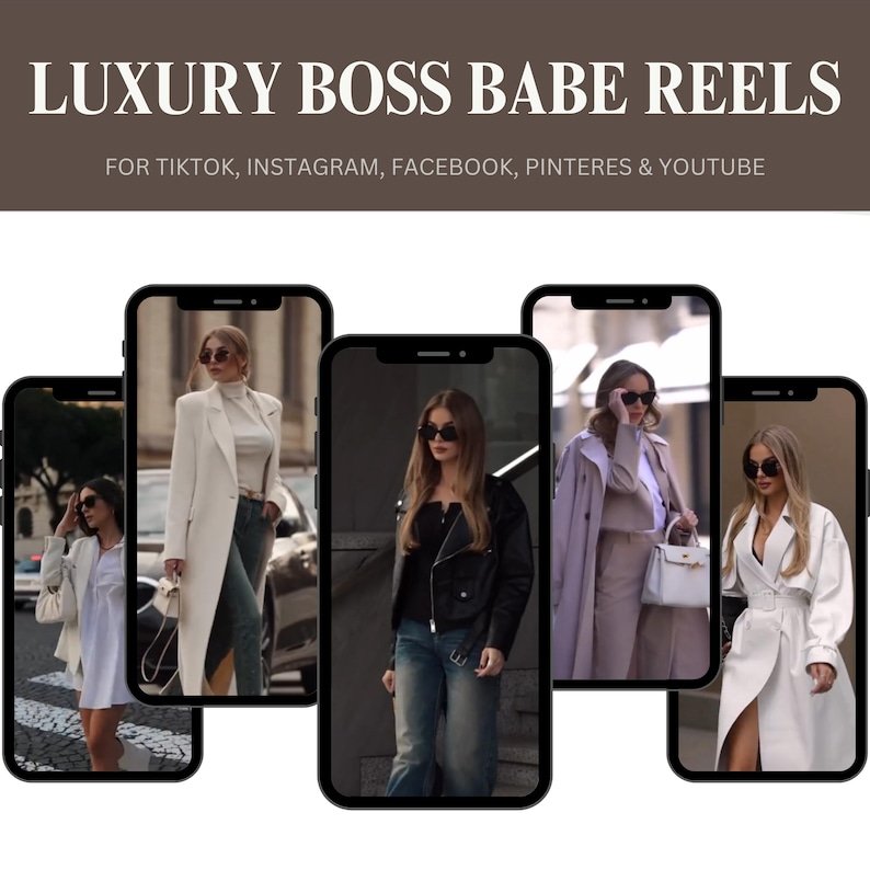 2000+ Luxury Aesthetic Boss Babe Reels Bundle, Faceless Marketing, Digital Marketing, Master Resell Rights, PLR Digital Products, MRR – Image 2