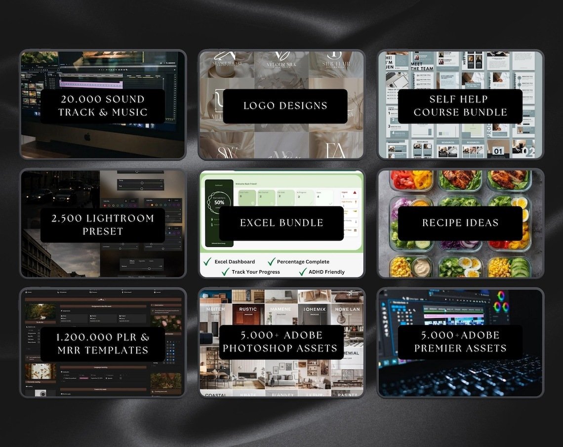 100 Million+ PLR MRR Bundle Ideal for Passive Income | Plr Mrr Digital Products| Master Resell Rights| All your PLR Digital Products – Image 3
