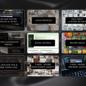 100 Million+ PLR MRR Bundle Ideal for Passive Income | Plr Mrr Digital Products| Master Resell Rights| All your PLR Digital Products