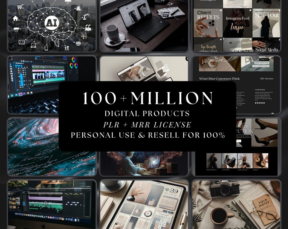 100 Million+ PLR MRR Bundle Ideal for Passive Income | Plr Mrr Digital Products| Master Resell Rights| All your PLR Digital Products – Image 10