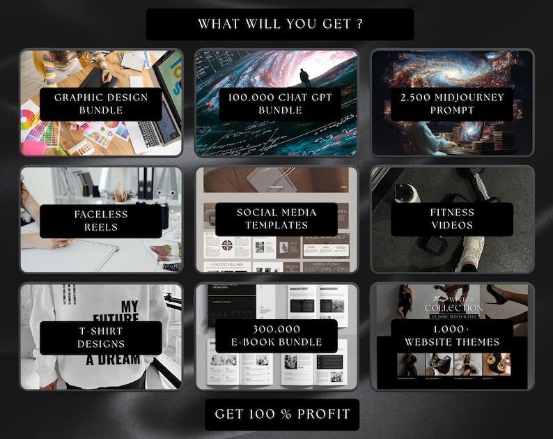 100 Million+ PLR MRR Bundle Ideal for Passive Income | Plr Mrr Digital Products| Master Resell Rights| All your PLR Digital Products – Image 11