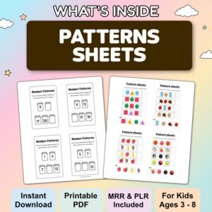 2,000+ Kids Learning Printables & Worksheets | PLR/MRR