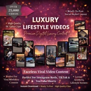 250,000+ Viral Reels Mega Bundle (PLR/MRR) | Faceless Reels Content | Instagram Reels, TikTok & YouTube Shorts | Digital Download