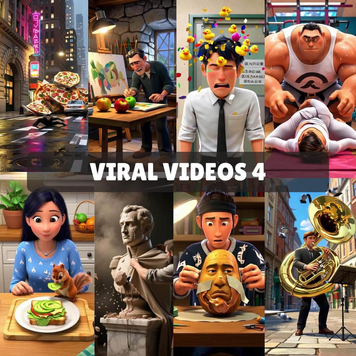 Viral Video Pack Ads Vol 4 | Bundle Videos for Your Social Media Growth TikTok & Reels Video Kit Funny – Image 2