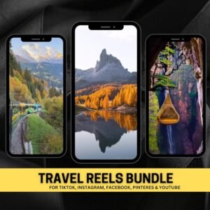 600+ Faceless Travel Reels Bundle | Travel Reels, Instagram Reels, TikTok and Youtube Shorts, Digital Marketing - Master Resell Rights MMR