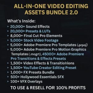 75M+ Digital Products Mega Bundle: PLR MRR, Ebooks, Templates (Instant Download)