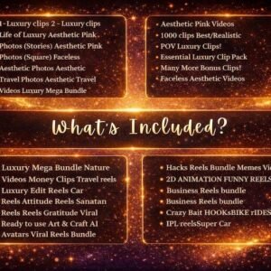 250,000+ Viral Reels Mega Bundle (PLR/MRR) | Faceless Reels Content | Instagram Reels, TikTok & YouTube Shorts | Digital Download