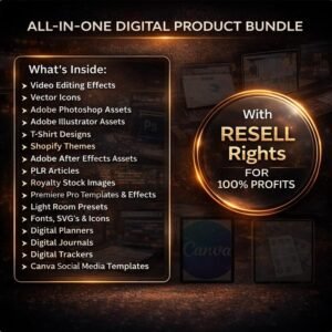 75 Million Digital Products Bundle | MRR PLR Resell Rights (Canva Templates, Ebooks)