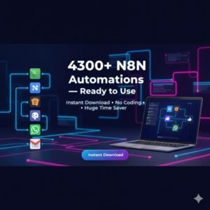 4300+ N8N Automation Workflow Templates | Business & Marketing (Digital Download)