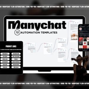 12 ManyChat Automation Templates for Leads & Sales | PLR/MRR