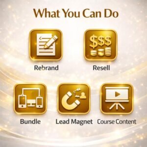 Make Money Online Ebook PLR MRR English | 111 Page Canva Editable Digital Product | Passive Income Resell Rights