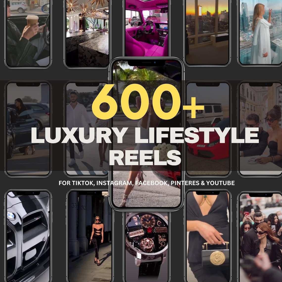 600+ Viral Luxury Rich Lifestyle Videos Reels, Cars , Yacht, Plane, Millionaire - TikTok, Instagram, YouTube Shorts - Instant Download – Image 7