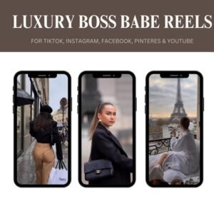2000+ Luxury Aesthetic Boss Babe Reels Bundle, Faceless Marketing, Digital Marketing, Master Resell Rights, PLR Digital Products, MRR