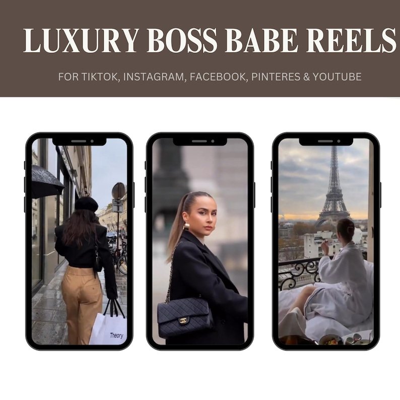 2000+ Luxury Aesthetic Boss Babe Reels Bundle, Faceless Marketing, Digital Marketing, Master Resell Rights, PLR Digital Products, MRR – Image 6