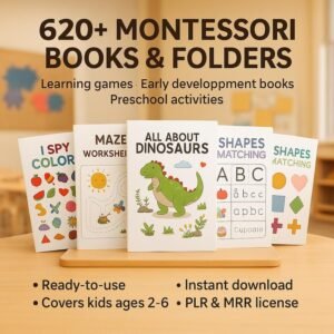 35,500+ Kids Worksheets PLR MRR Resell Rights Coloring Pages Educational Printables Bundle
