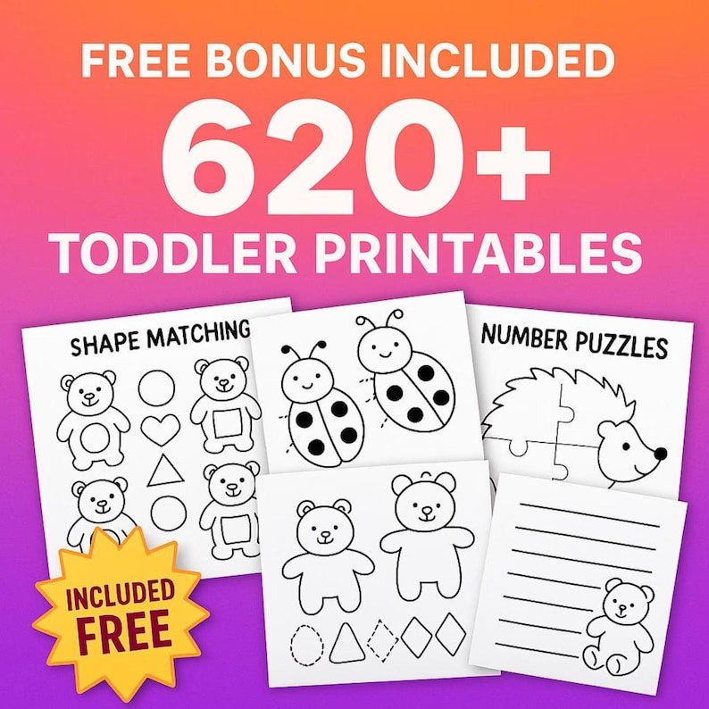 10K+ kids coloring book bundle with printable coloring pages and activity resources