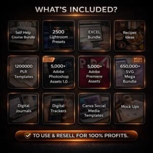 75 Million Digital Products Bundle | MRR PLR Resell Rights (Canva Templates, Ebooks)