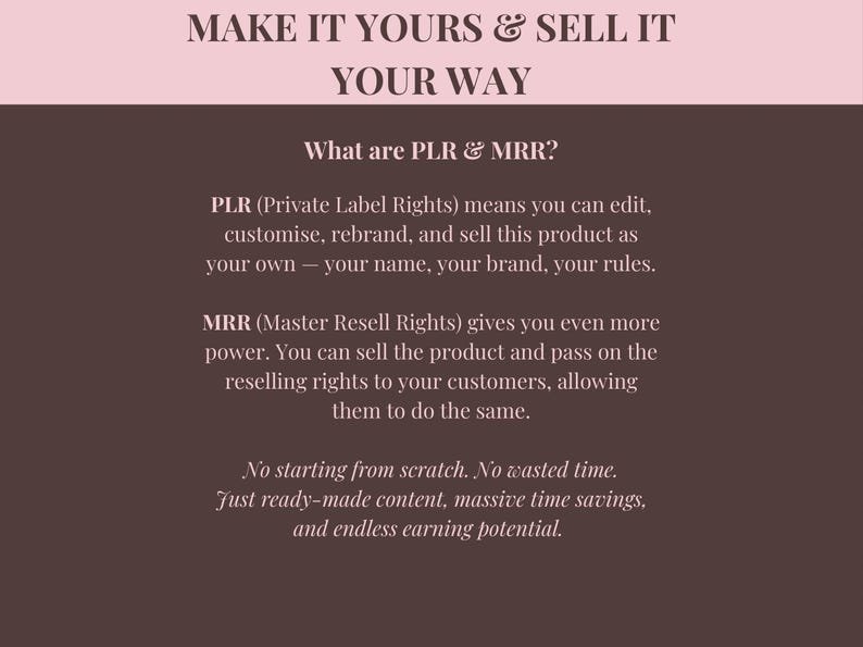 Faceless Creator Starter Kit | PLR & MRR Digital Products, Done For You DFY Canva Templates for Passive Income – Image 5