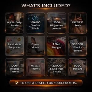 75 Million Digital Products Bundle | MRR PLR Resell Rights (Canva Templates, Ebooks)