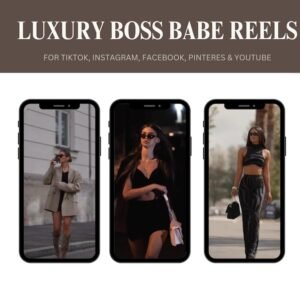 2000+ Luxury Aesthetic Boss Babe Reels Bundle, Faceless Marketing, Digital Marketing, Master Resell Rights, PLR Digital Products, MRR