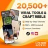 20,500+ tools and craft reels bundle for art, woodworking, DIY and short-form social media content