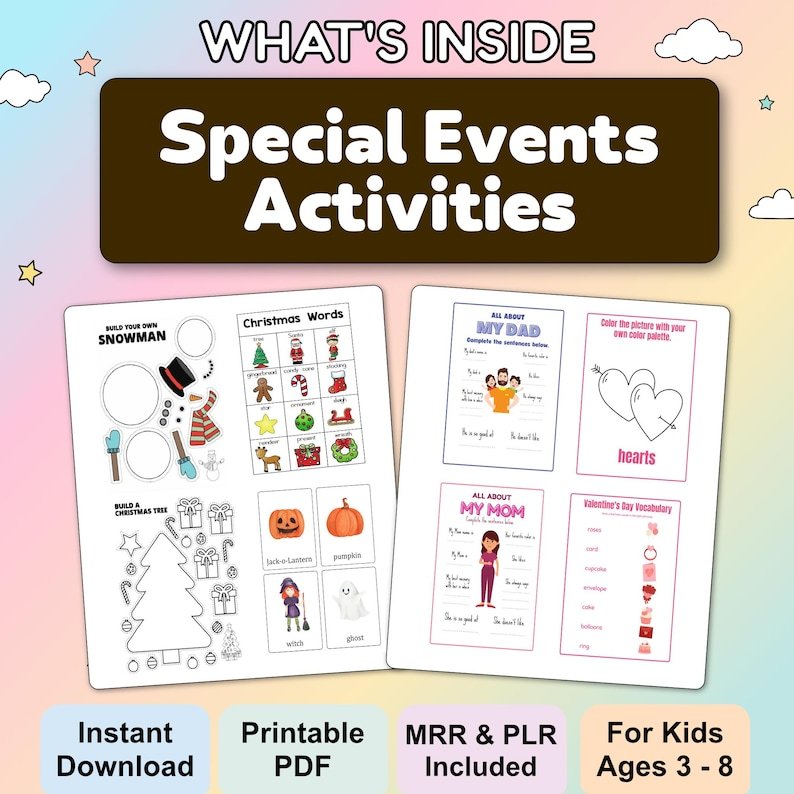 Preschool worksheets and printable learning activities for kids