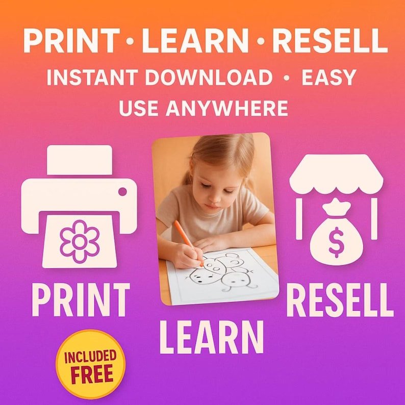 PLR kids coloring pages bundle with 10K+ printable coloring resources