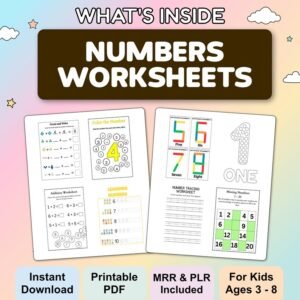 2,000+ Kids Learning Printables & Worksheets | PLR/MRR