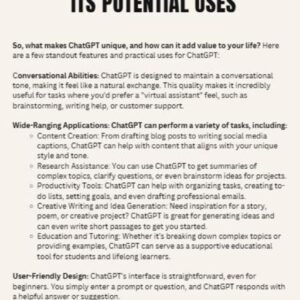 ChatGPT The Beginners Guide with Master Resell Rights, AI for Beginners eBook, Learn How to Use ChatGPT Like a Pro, PLR MRR Digital Download