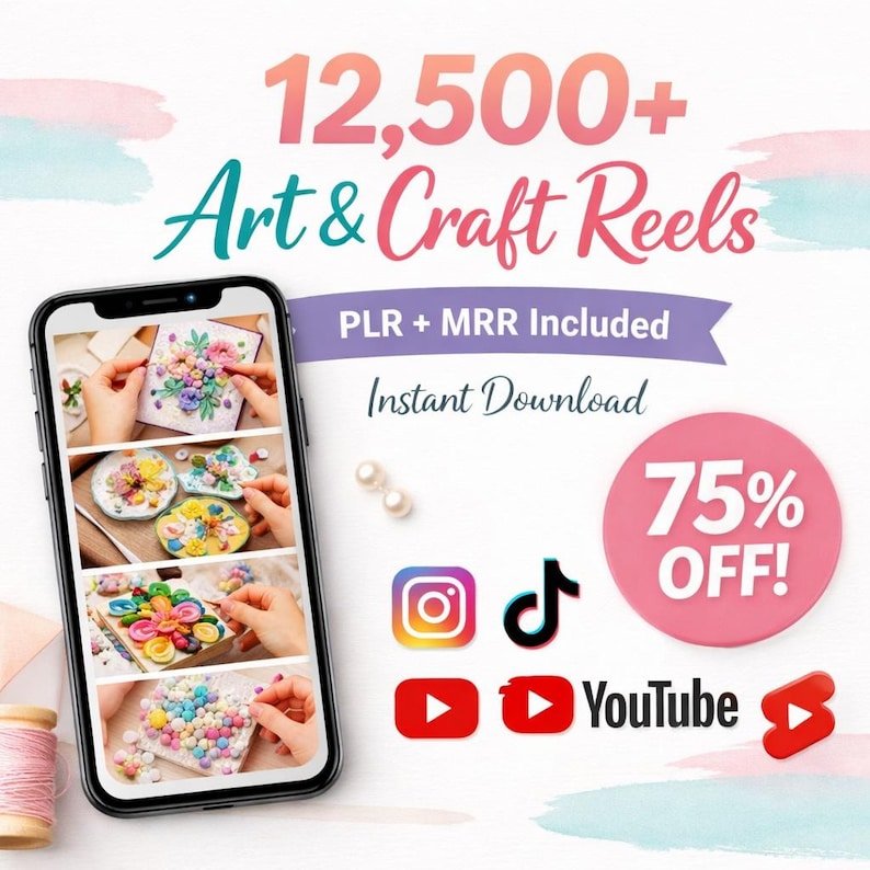 Craft videos for Instagram Reels and creative business content