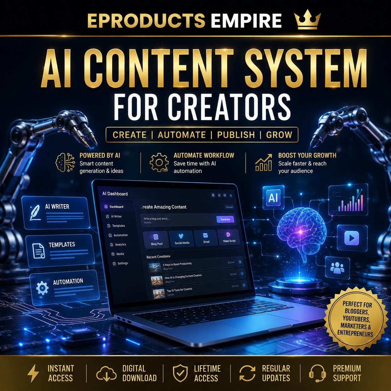 AI Content System for Creators | Social Media Automation Guide (Digital Product) – Image 2